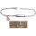Gravurarmband - Schildband - Kinderschmuck - mit Herz rosa emailliert, 925/- Silber, 16 cm lang, für Kinder  
