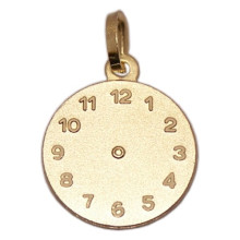 Taufuhr / Geburtsuhr in 333/- Gold, mit Uhrzeigergravur und Gravur auf der Rückseite