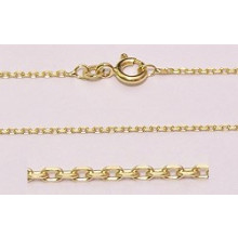 Anker-Kette - Kinderkette - Kinderschmuck -  für Taufanhänger und Kinderanhänger 40 cm lang, 333 Gold