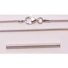 Schlangen-Kette - Kinderkette - Kinderschmuck - für Taufanhänger und Kinderanhänger 40 cm lang, 925 Silber