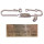 Gravurarmband - Schildband - Kinderschmuck, mit Babyschuh, 925/- Silber, 16 cm lang, für Kinder