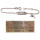 Gravurarmband - Schildband - Kinderschmuck - mit Delfin, 925/- Silber, 14 cm lang, für Kinder
