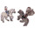Kinderohrstecker Pferd mit Reiterin - Kinderschmuck -  925/- Silber, Größe ca: 12 mm x 11 mm x 1 mm, 1 Paar 