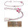 Gravurarmband - Schildarmband, 16 cm lang, in 925 Silber, mit Schmetterling rosa emailliert, für Kinder